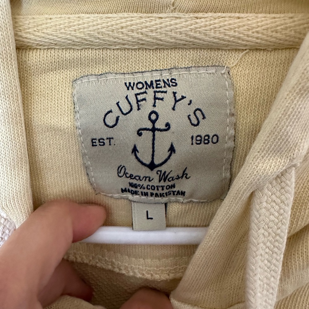 Cuffy’s Yellow Zip Hoodie - Picture 4 of 5